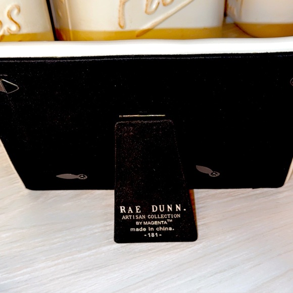 NWT Rae Dunn White Ceramic Picture Photo Table Top Frame Promoted to Nana 2025 - Picture 3 of 3